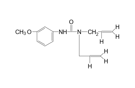 1,1-diallyl-3-(m-methoxyphenyl)urea