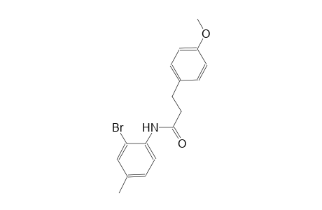 N-(2-bromo-4-methylphenyl)-3-(4-methoxyphenyl)propanamide