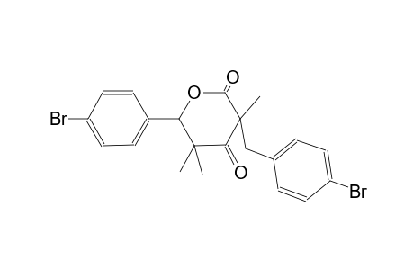 3-(4-bromobenzyl)-6-(4-bromophenyl)-3,5,5-trimethyldihydro-2H-pyran-2,4(3H)-dione