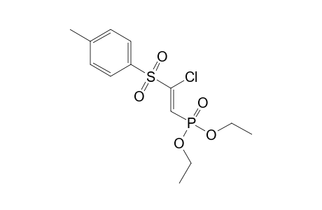 Phosphonic acid, [2-chloro-2-[(4-methylphenyl)sulfonyl]ethenyl]-, diethyl ester, (E)-