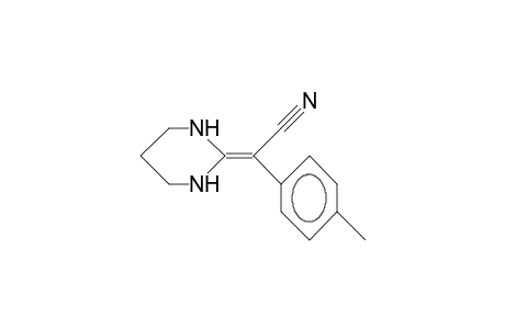 (2-HEXAHYDROPYRIMIDINYLIDENE)-(4-METHYLPHENYL)-ACETONITRILE