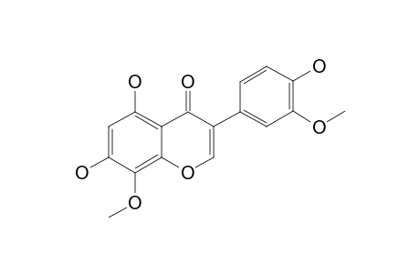 5,7,4'-TRIHYDROXY-8,3'-DIMETHOXY-ISOFLAVONE