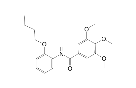 N-(2-Butoxyphenyl)-3,4,5-trimethoxybenzamide