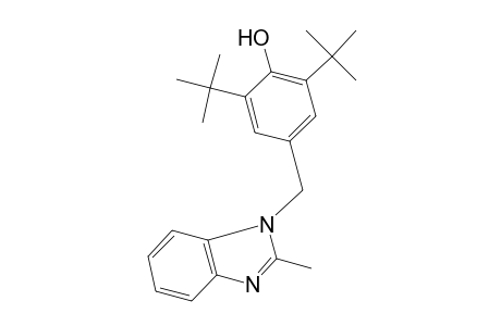 2,6-DI-tert-BUTYL-alpha-(2-METHYL-1-BENZIMIDAZOLYL)-p-CRESOL