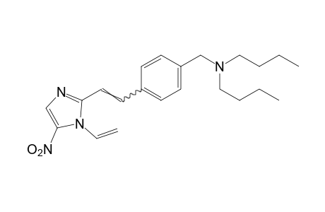 2-{p-[(dibutylamino)methyl]styryl} -5-nitro-1-vinylimidazole