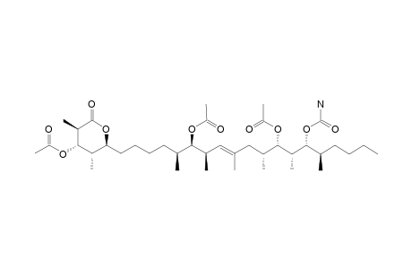 7-DEOXY-8,21,23-HEXAHYDRODISCODERMOLIDE-3,11,17-TRIACETATE