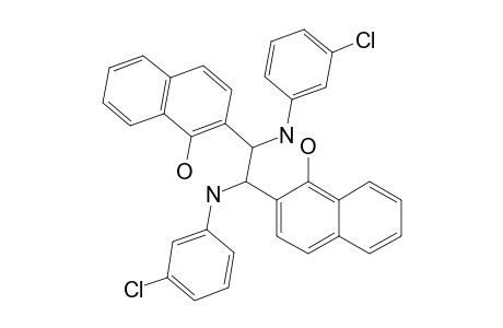 2,2'-[1,2-BIS-[(3-CHLOROPHENYL)-AMINO]-ETHANE-1,2-DIYL]-DI-(1-NAPHTHOL)