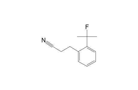 3-[2-(1-FLUORO-1-METHYLETHYL)-PHENYL]-PROPANENITRILE