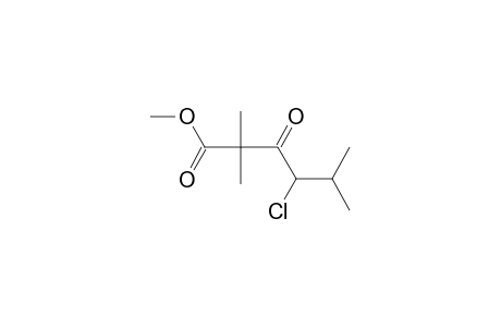 4-chloro-3-oxo-2,2,5-trimethylhexanoic acid, methyl ester