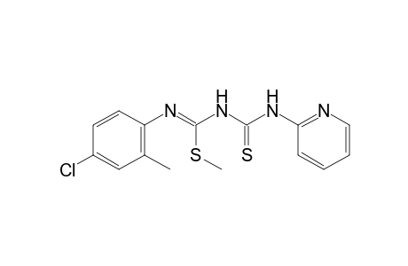 1-(4-chloro-o-tolyl)-2-methyl-3-[(2-pyridyl)thiocarbamoyl]-2-thiopseudourea