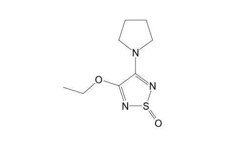 3-Ethoxy-4-(1-pyrrolidinyl)-1,2,5-thiadiazole 1-oxide