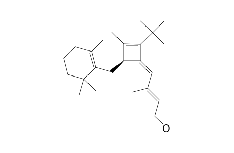 (3E)-2-TERT.-BUTYL-3-[(2E)-4-HYDROXYBUT-2-ENYLIDENE]-1-METHYL-4-[(2,6,6-TRIMETHYLCYCLOHEX-1-EN-1-YL)-METHYL]-CYCLOBUT-1-ENE