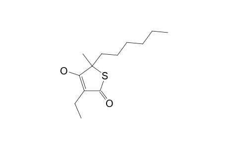 3-ETHYL-5-HEXYL-4-HYDROXY-5-METHYL-2(5H)-THIOPHENONE