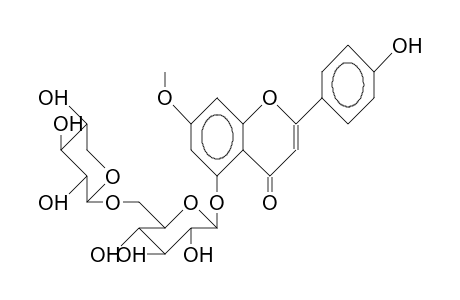 5-O-B-D-Primeverosyl-genkwanine