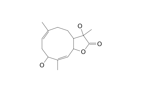 4-E,10-E-3-BETA,11-BETA-DIHYDROXYGERMACRA-4-(5),10-(1)-DIEN-12,6-ALPHA-OLIDE