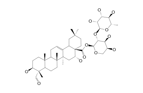 28-O-[RHAMNOPYRANOSYL-(1->2)-ARABINOPYRANOSYL]-QUILLAIC-ACID-ESTER