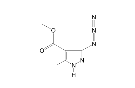 3-azido-5-methylpyrazole-4-carboxylic acid, ethyl ester