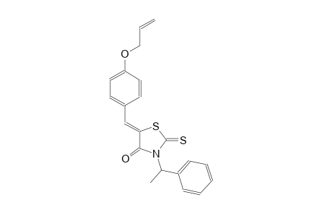 (5Z)-5-[4-(allyloxy)benzylidene]-3-(1-phenylethyl)-2-thioxo-1,3-thiazolidin-4-one