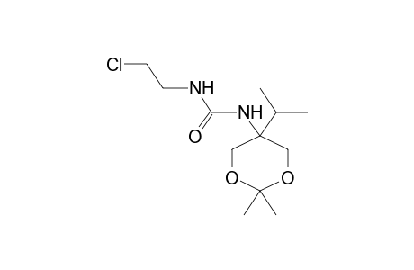 3-(2-chloroethyl)-1-(2,2-dimethyl-5-propan-2-yl-1,3-dioxan-5-yl)urea