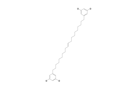 ONCOSTEMONOL-G;(10'Z)-1,3-DIHYDROXY-5-[20'-(3'',5''-DIHYDROXYPHENYL)-10'-DODECEN-1'-YL]-BENZENE