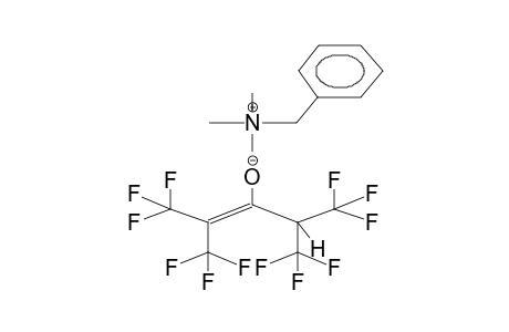 BENZYL(TRIMETHYLAMMONIUM) BIS(HEXAFLUOROISOPROPYL)KETONE, ENOLATE