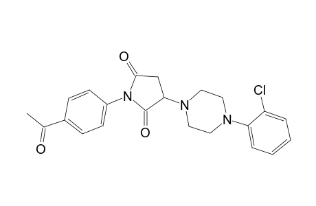 1-(4-acetylphenyl)-3-[4-(2-chlorophenyl)-1-piperazinyl]pyrrolidine-2,5-dione