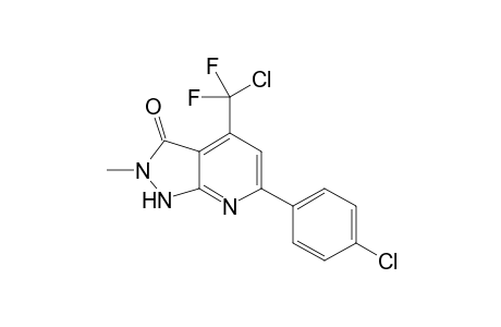 4-(Chlorodifluoromethyl)-6-(4-chlorophenyl)-2-methyl-1H-pyrazolo[3,4-b]pyridin-3(2H)-one