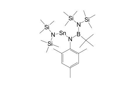 [BIS-(TRIMETHYLSILYL)-AMINO]-[([BIS-(TRIMETHYLSILYL)-AMINO]-TERT.-BUTYLBORYL)-MESITYLAMINO]-STANNYLENE