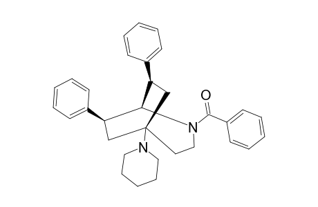 (E)-(7RS,8RS)-(+/-)-2-BENZOYL-7,8-DIPHENYL-5-PIPERIDINO-2-AZABICYCLO-[3.2.2]-NONANE