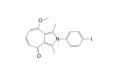 2-(4-iodophenyl)-8-methoxy-1,3-dimethylcyclohepta[c]pyrrol-4(2H)-one