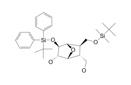 #13;(+/-)-2-EXO-(TERT.-BUTYL-DIPHENYL-SILANYLOXY)-6-EXO-(TERT.-BUTYL-DIMETHYL-SILANYLOXYMETHYL)-5-ENDO-HYDROXYMETHYL-7-OXA-BICYCLO-[2.2.1]-HEPTAN-3-ENDO-OL