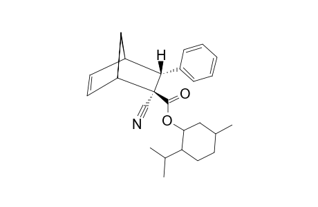 (-)-(1'R,2'S,5'R)-MENTHYL-(1R,2R,3S,4S)-2-ENDO-CYANO-3-ENDO-PHENYLBICYCLO-[2.2.1]-HEPT-5-ENE-2-EXO-CARBOXYLATE