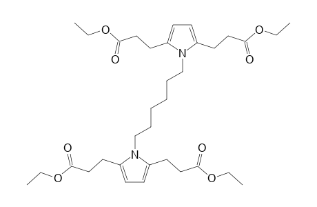 1,1'-hexamethylenedipyrrole-2,5-dipropionic acid, tetraethyl ether