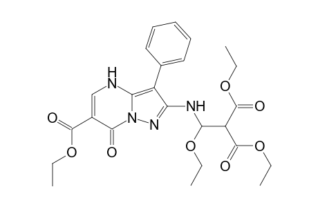 Propanedioic acid, [ethoxy[[6-(ethoxycarbonyl)-4,7-dihydro-7-oxo-3-phenylpyrazolo[1,5-a]pyrimidin-2-yl]amino]methyl]-, diethyl ester