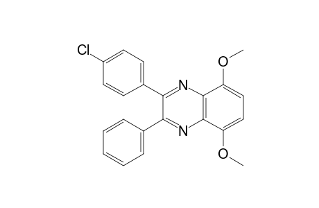 2-(p-chlorophenyl)-5,8-dimethoxy-3-phenylquinoxaline