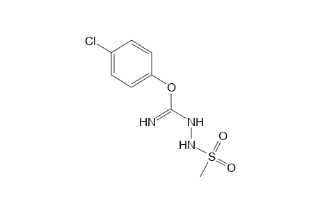 3-(methylsulfonyl)carbazimidic acid, p-chlorophenyl ester