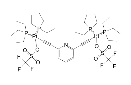 2,6-BIS-[TRANS-PT-(PET3)2-(OTF)-(ETHYNYL)]-PYRIDINE