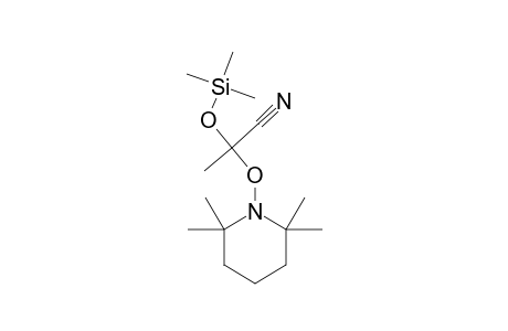 1-(1-(TRIMETHYLSILYL)-OXY-1-CYANOETHOXY)-2,2,6,6-TETRAMETHYLPIPERIDINE