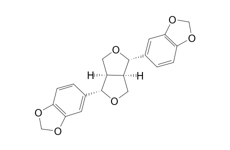 (+/-)-2,6-BIS-(1,3-BENZODIOXOL-5-YL)-3,7-DIOXABICYCLO-[3.3.0]-OCTANE;[(+/-)-SESAMIN]