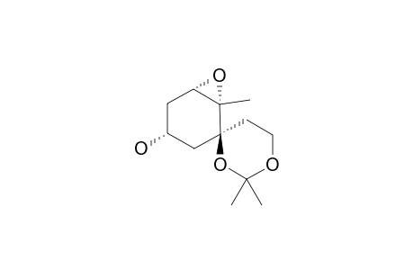 (6-R,7-S,8-S,10-R)-7,8-EPOXY-2,2,7-TRIMETHYL-1,3-DIOXASPIRO-[5.5]-UNDECAN-10-OL