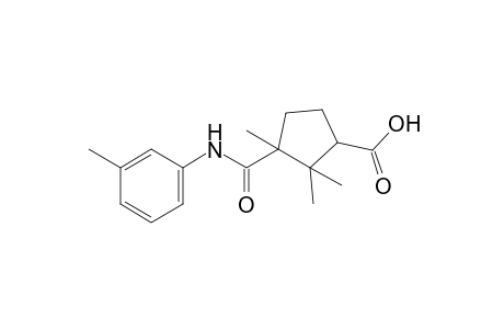 3-(m-tolylcarbamoyl)-2,2,3-trimethylcyclopentanecarboxylic acid