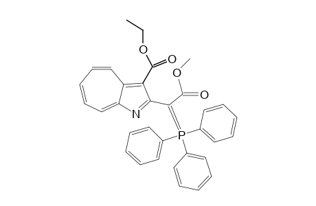 3-carboxy-a-(triphenylphosphoranylidene)cyclohepta[b]pyrrole-2-acetic acid, 3-ethyl methyl ester