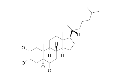 2-ALPHA,3-ALPHA,5-ALPHA-TRIHYDROXY-CHOLESTAN-6-ONE