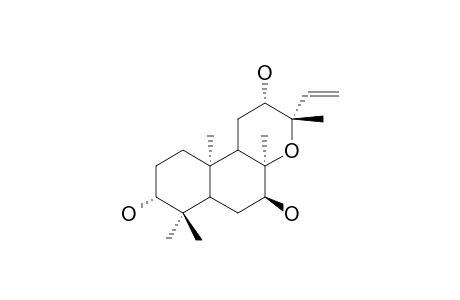 ENT-3-BETA,7-ALPHA,12-BETA-TRIHYDROXY-13-EPI-MANOYL-OXIDE