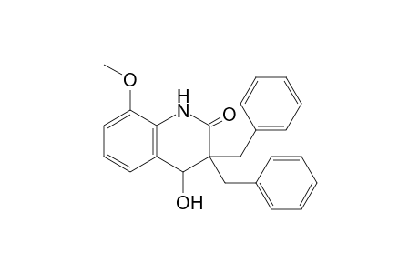 3,3-Dibenzyl-4-hydroxy-8-methoxy-3,4-dihydro-1H-quinolin-2-one