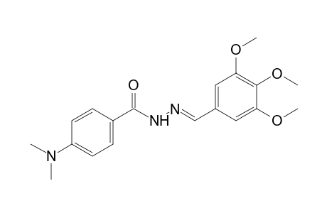 p-(dimethylamino)benzoic acid, (3,4,5-trimathoxybenzylidene)hydrazide