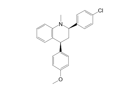 (2R,4S)-2-(4-chlorophenyl)-4-(4-methoxyphenyl)-1-methyl-1,2,3,4-tetrahydroquinoline