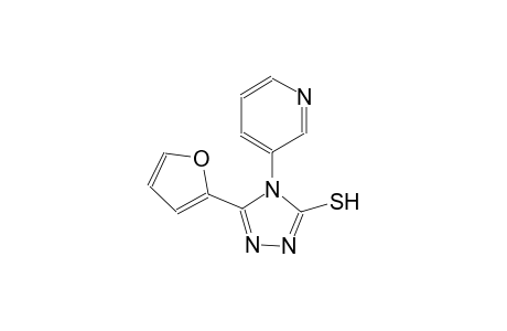 4H-1,2,4-triazole-3-thiol, 5-(2-furanyl)-4-(3-pyridinyl)-