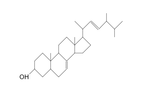 (22E)-Ergosta-7,22-dien-3-ol