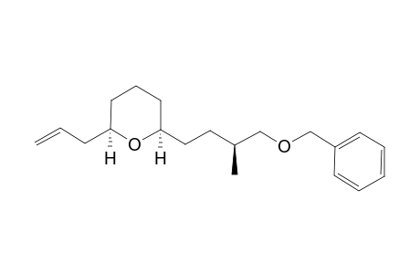 (2R,6S,3'S)-2-ALLYL-6-(4-BENZYLOXY-3-METHYLBUTYL)-TETRAHYDROPYRAN